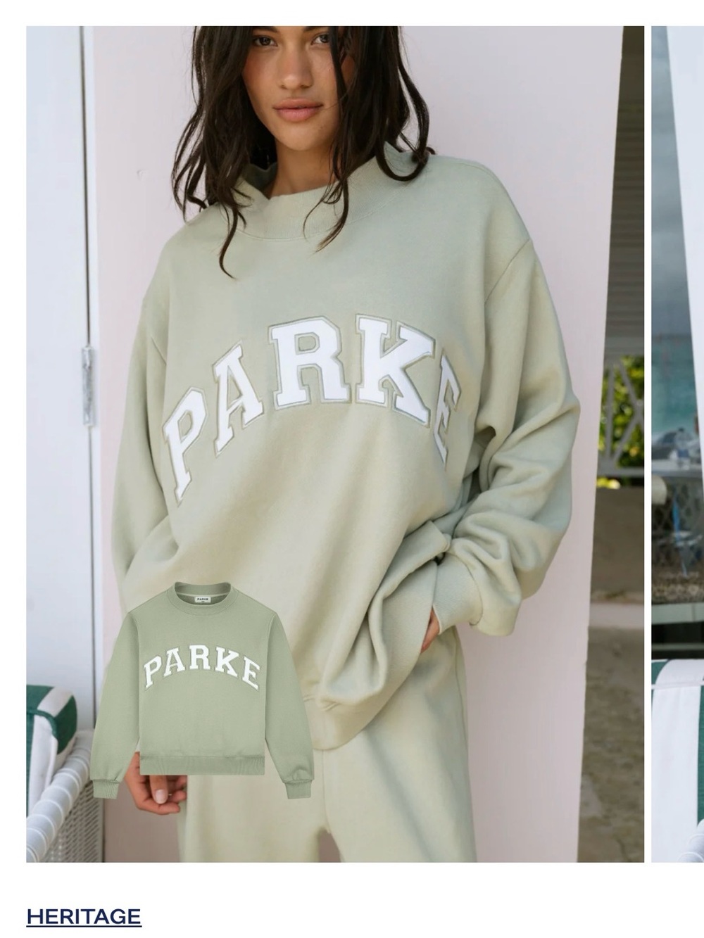 NWT Parke Summerland **SOLD OUT** - Seafoam - Size L/XL Heritage